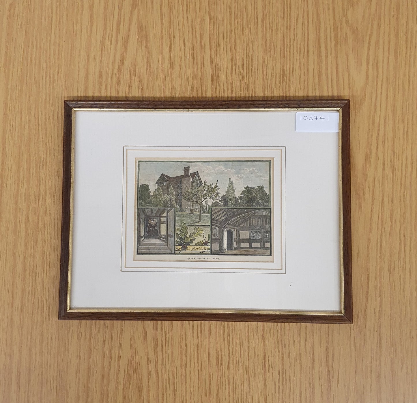 Queen Elizabeths Lodge Vintage Art Print - 103741