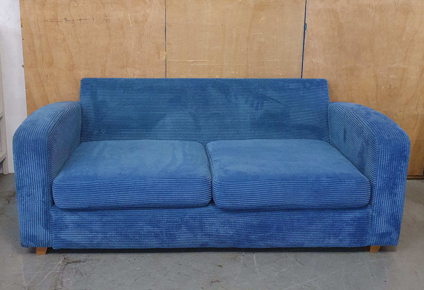 DFS Blue Soft Fabric Sofa Bed - 104805