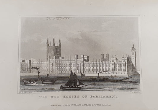 The New Houses of Parliment Vintage Art Print - 103747