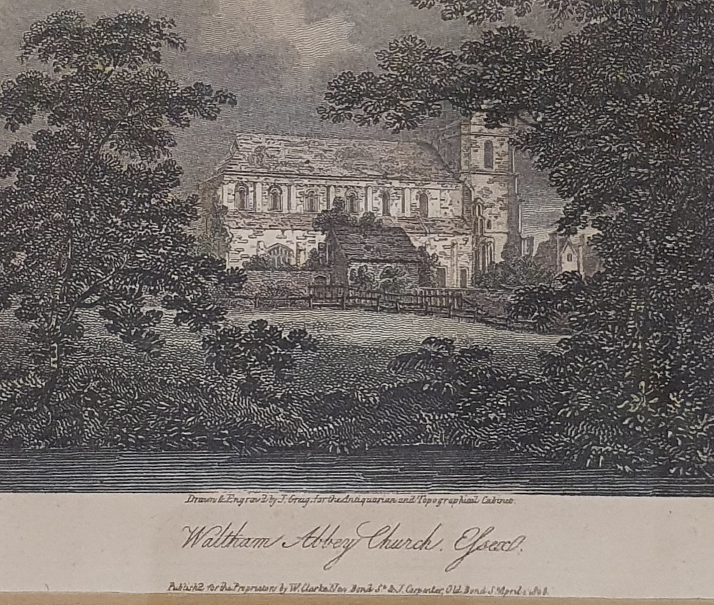 Waltham Abbey Church, Essex Vintage Art Print - 103751