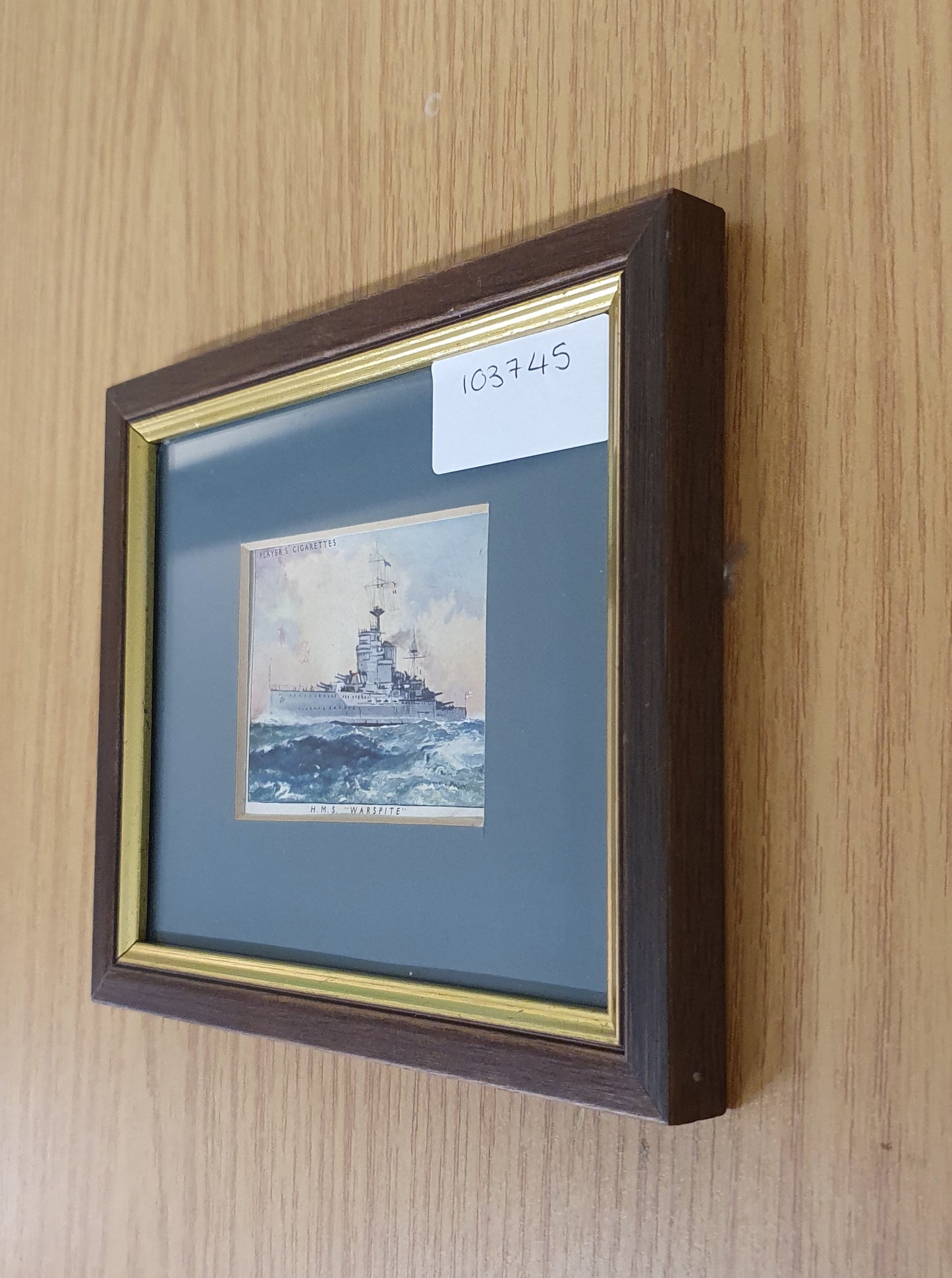 Player's Cigarettes H.M.S "Warspite" Vintage Art Print - 103745