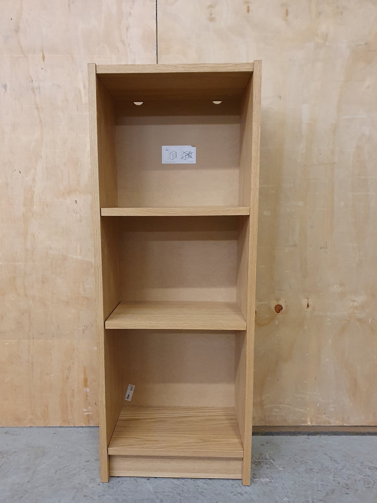 IKEA BILLY Small 2 Shelf Wood Bookcase - 103863