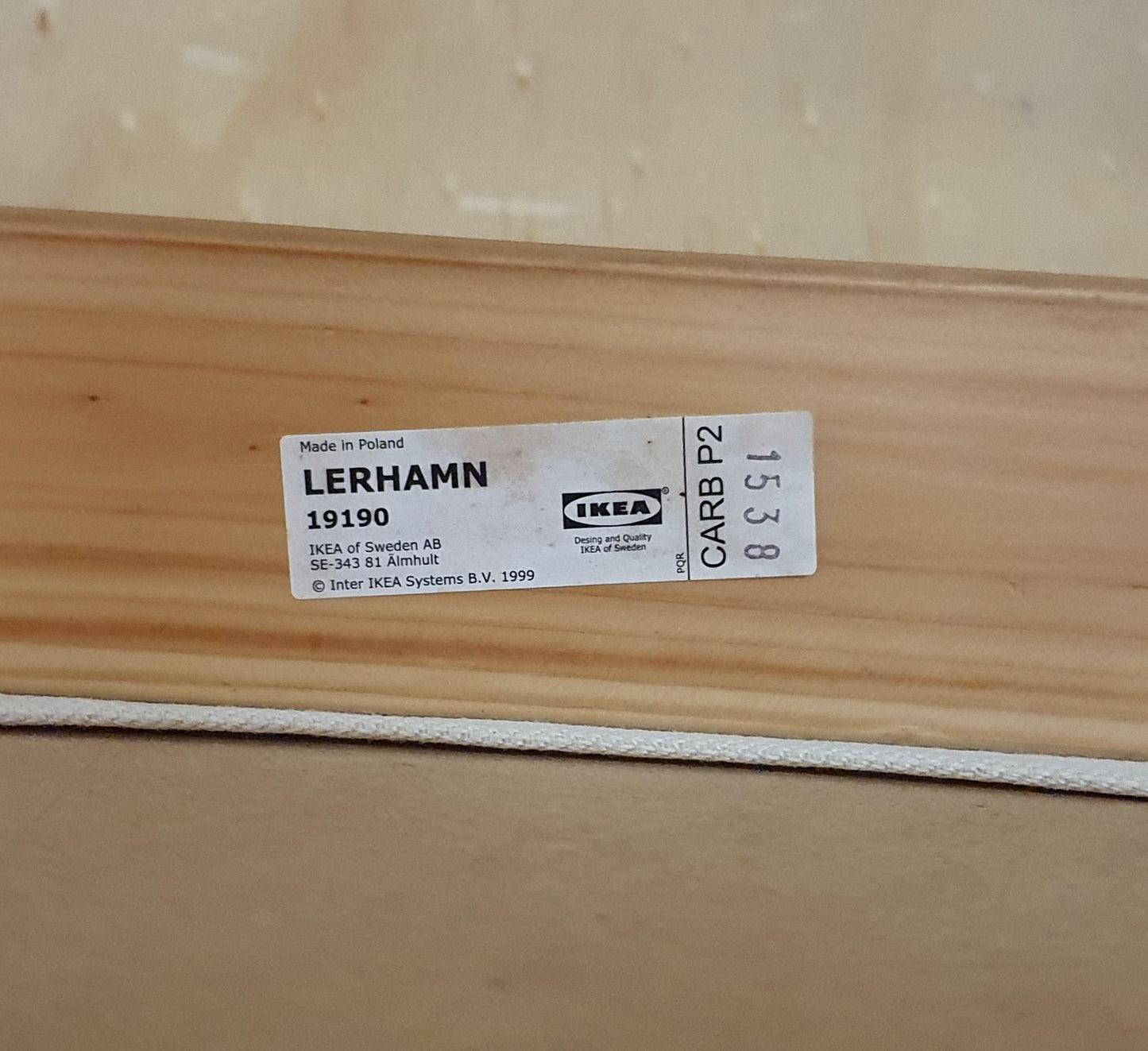 IKEA Matching Pair of Wooden Dining Chairs - EL103877 / EL103878