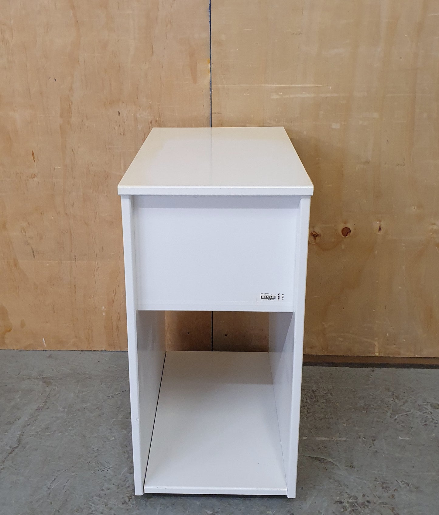 IKEA Wood White Cabinet with 1 Top Drawer - EL104480