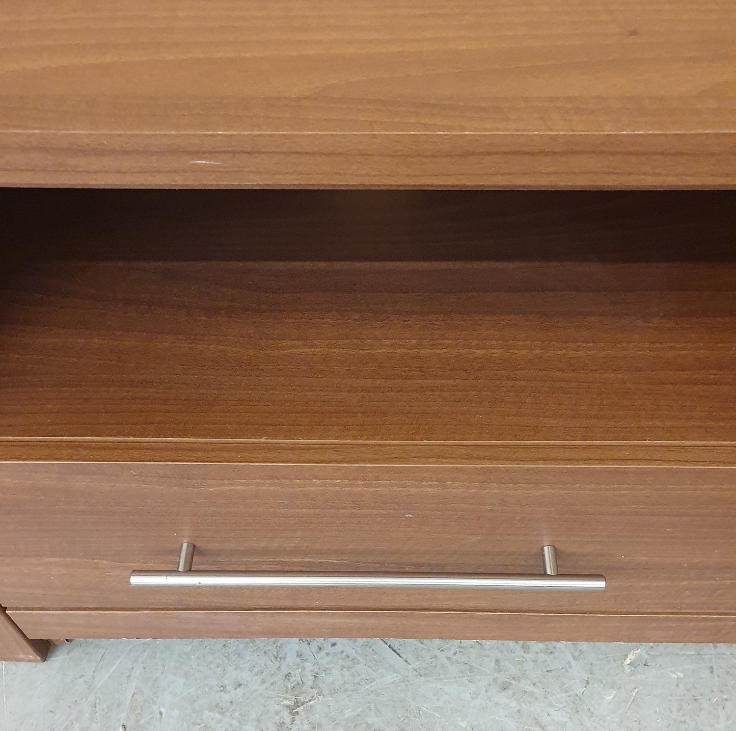 Large Heavy Duty Wooden TV Stand with 1 Glass Door and 1 Drawer - EL104356