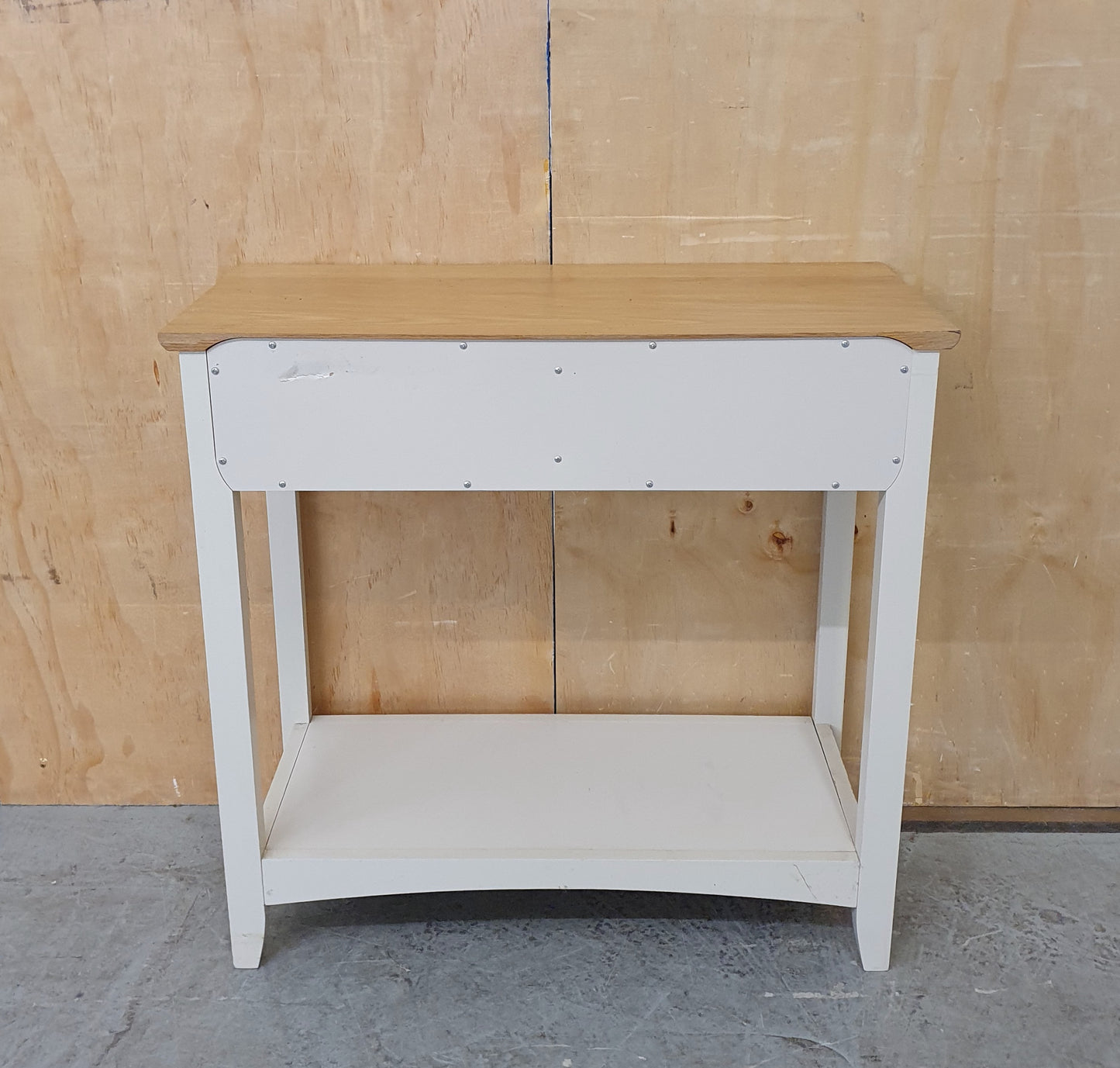 JOHN LEWIS 2 Tier Butterscotch Wood End Table with 2 Top Drawers - EL104471