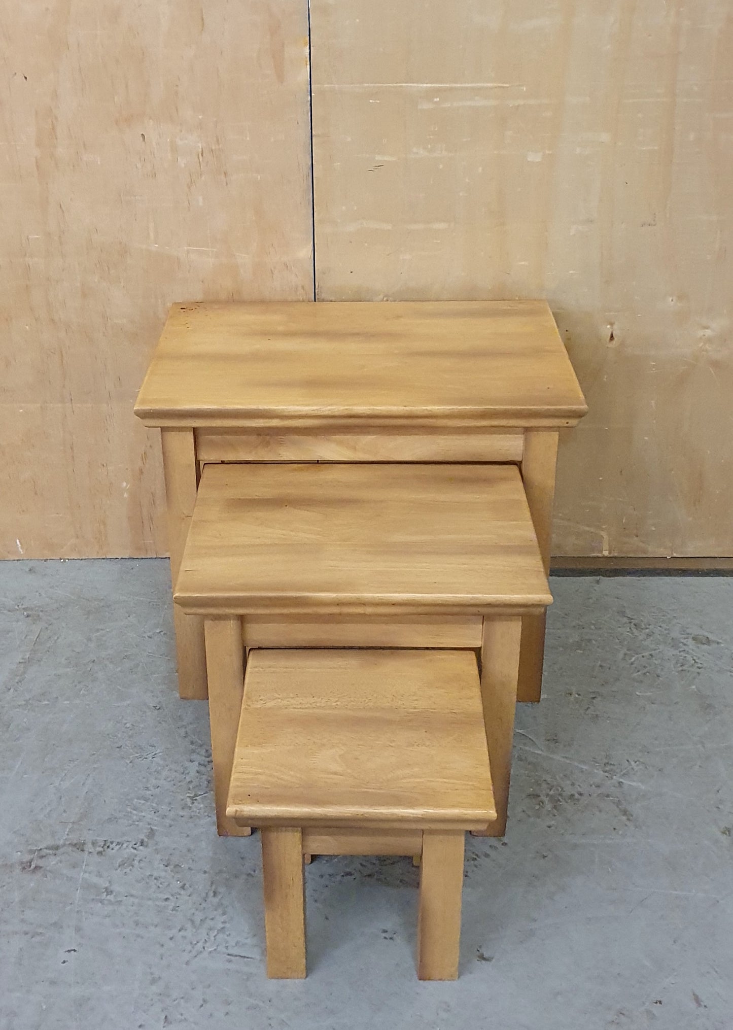 3 Wood Nest of Tables - 104421