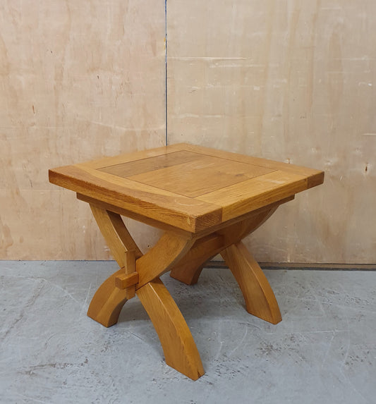 Solid Wood Coffee Table with Cross Over Feet  - 104110