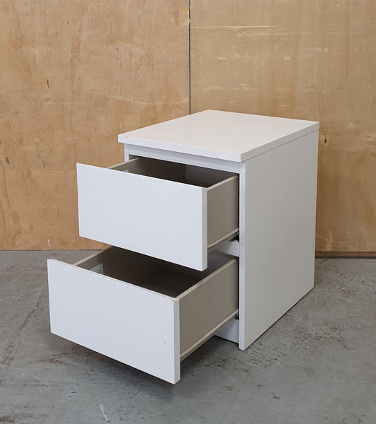 IKEA MALM White Single Bedside Cabinet - 104895
