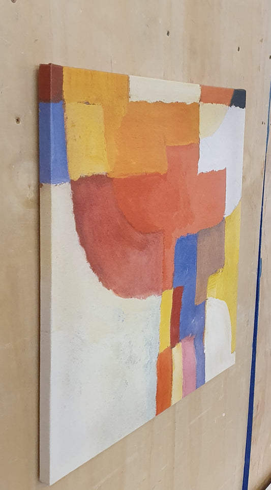 IKEA Colourful Abstract Art Canvas Print - 060225-19