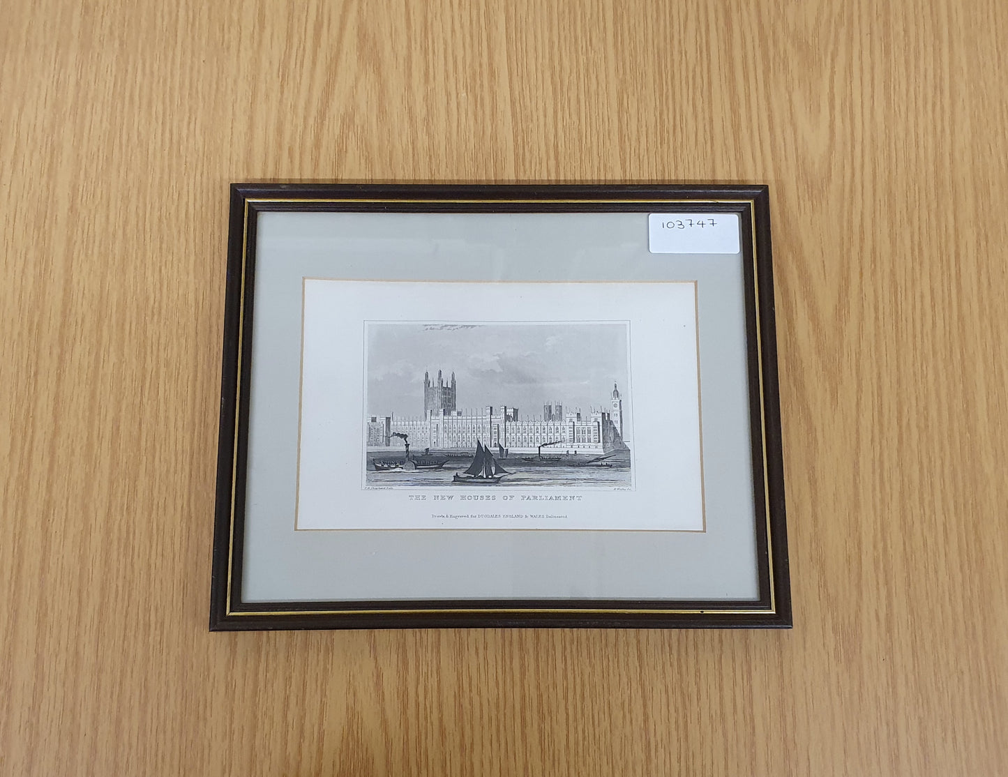 The New Houses of Parliment Vintage Art Print - 103747