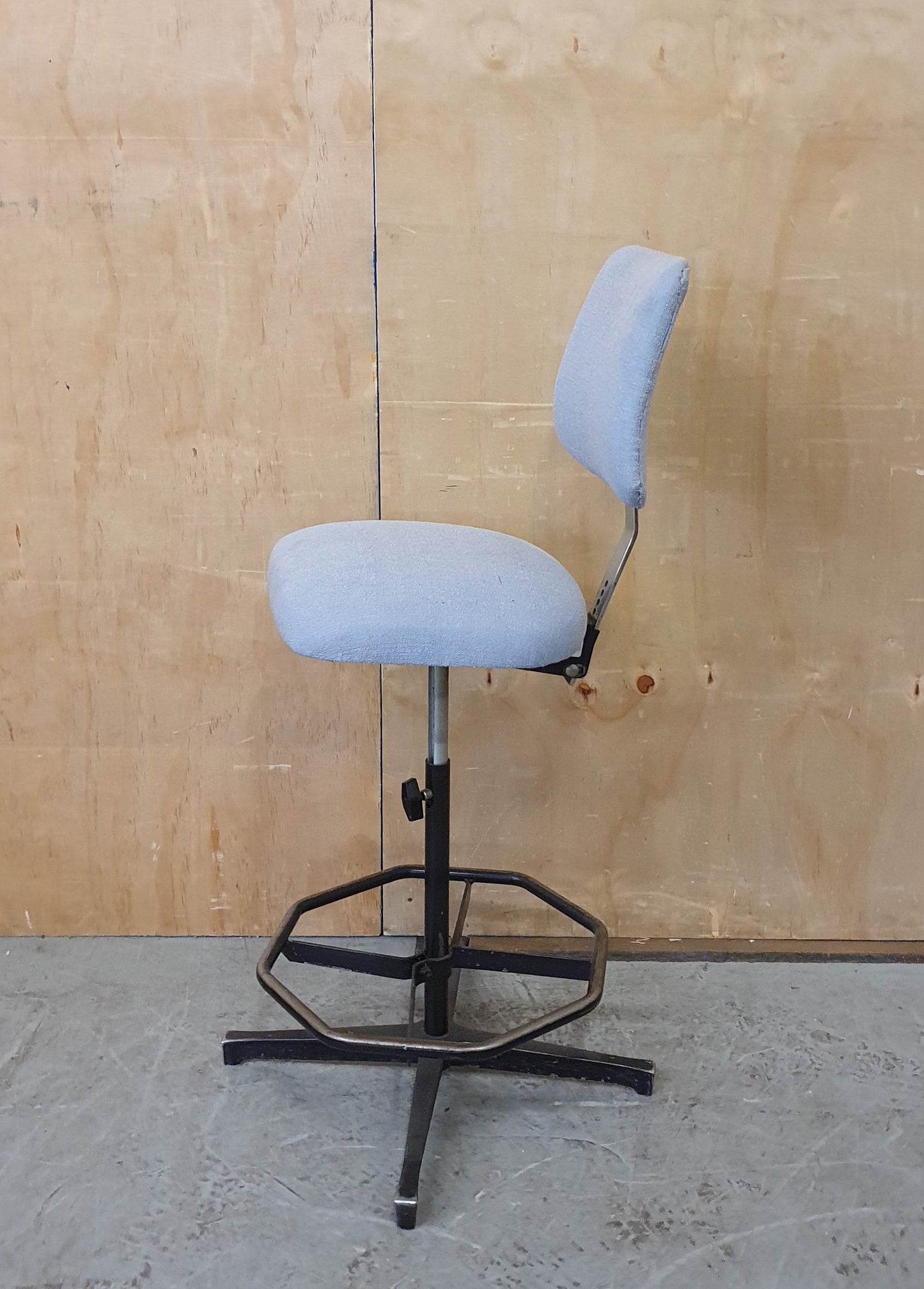 Powder Blue Height Adjustable Office Chair with Metal Frame - EL104275