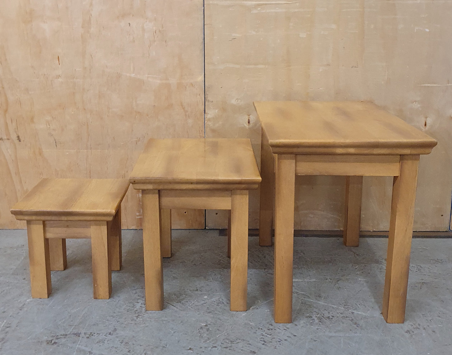 3 Wood Nest of Tables - 104421