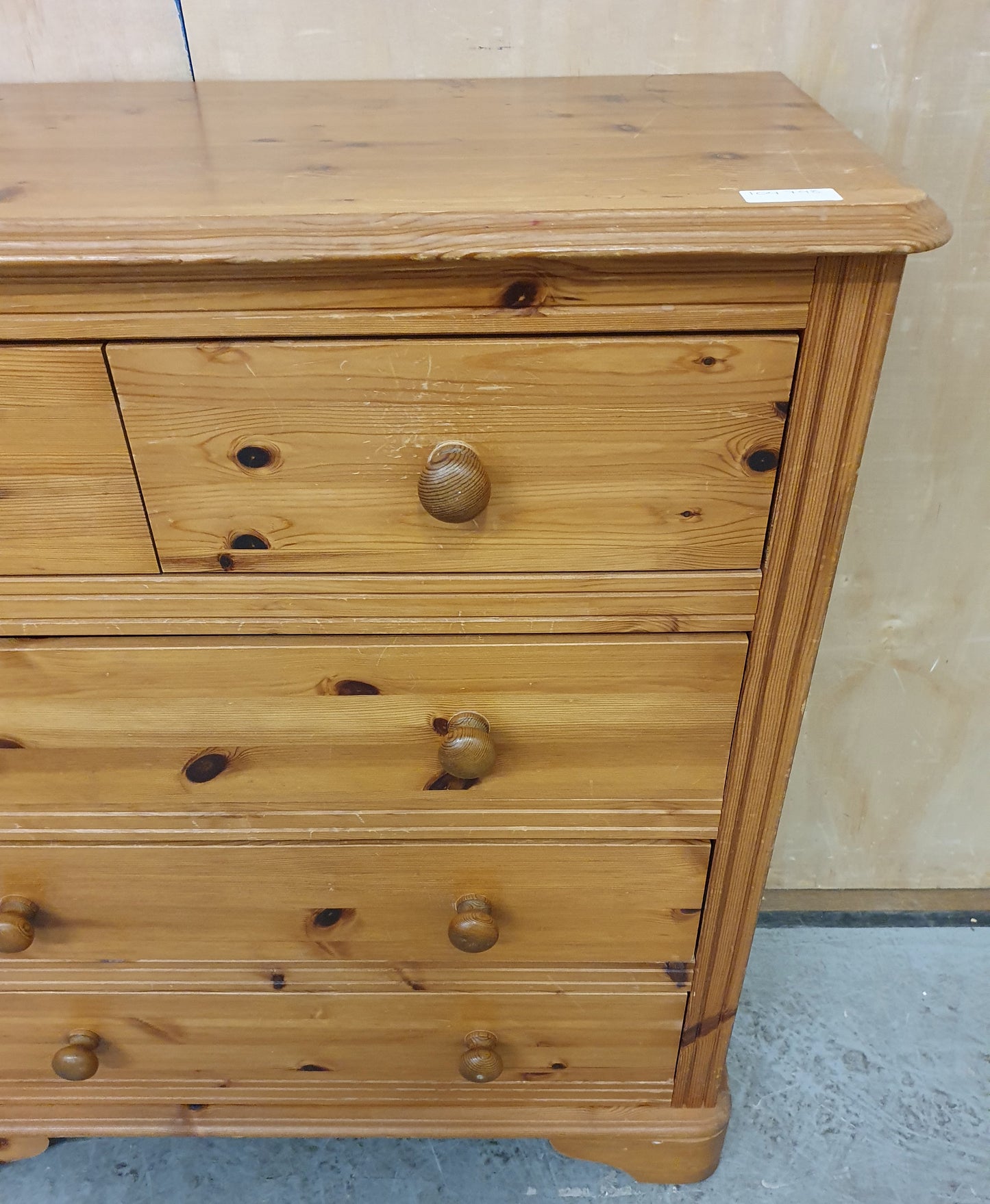 5 Drawer Pine Chest of Drawers - 104798