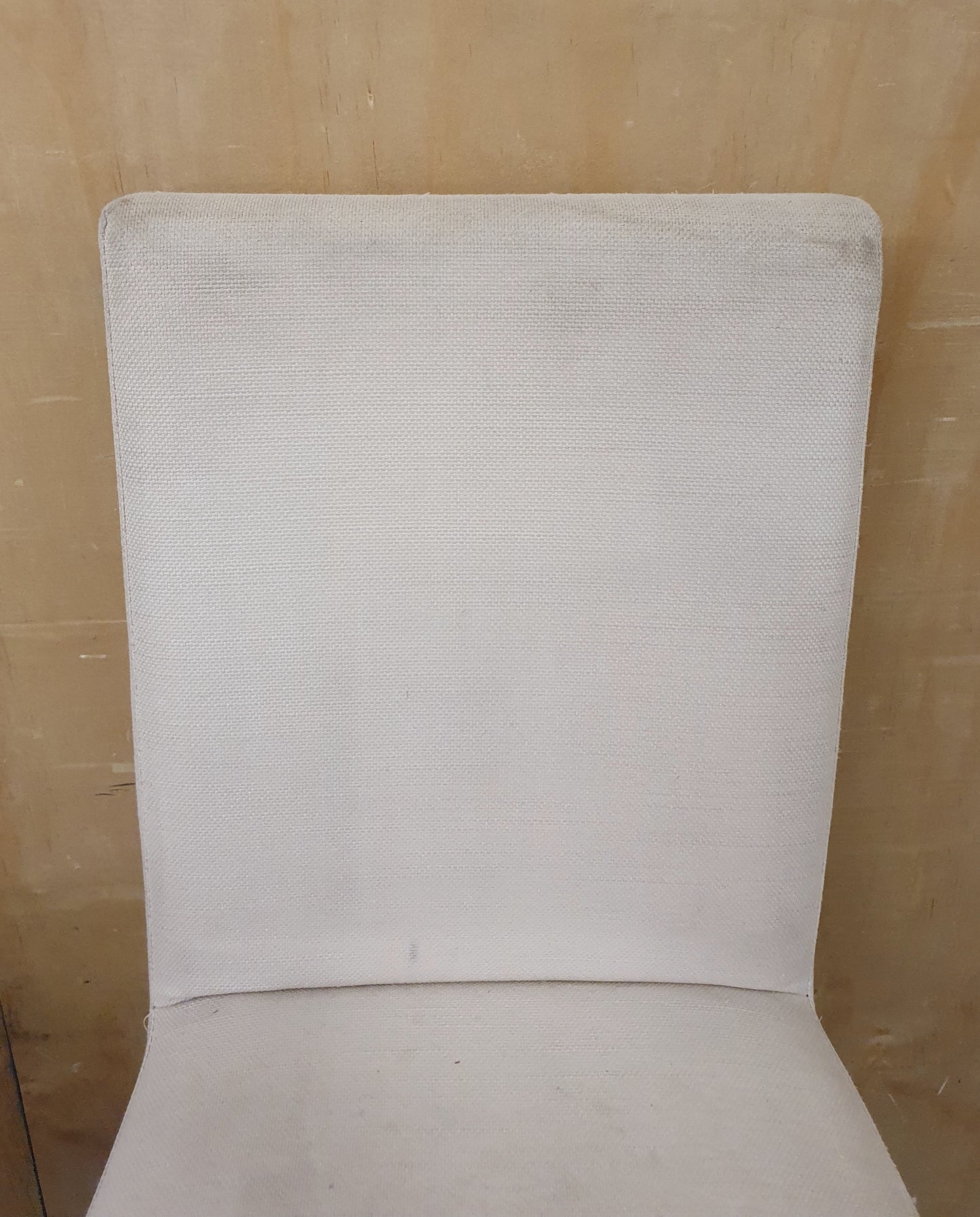 2 Matching Cream Fabric Covered Bar Stools - EL104227 / EL104228