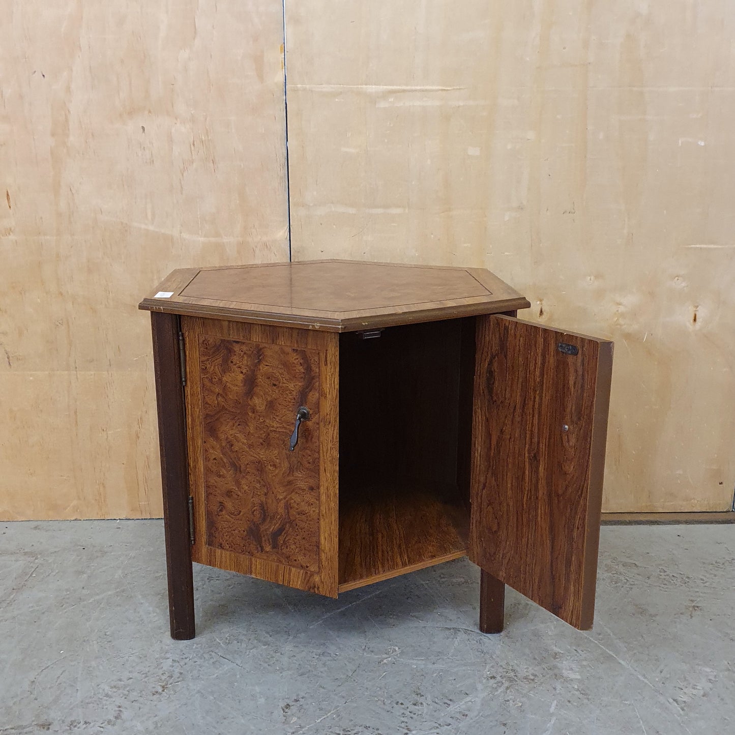 Hexagon Shaped Cabinet with Two Doors - EL103866