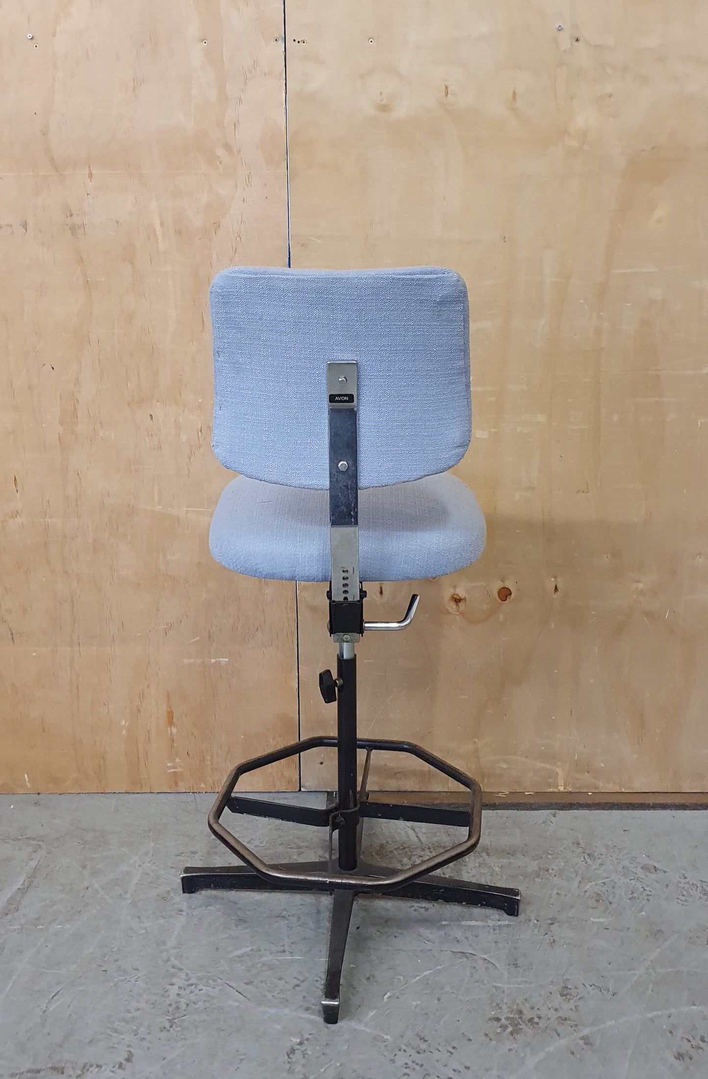 Powder Blue Height Adjustable Office Chair with Metal Frame - EL104275