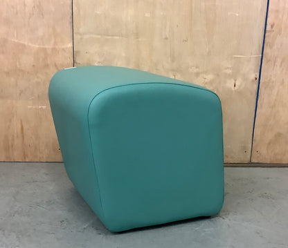 PINEAPPLE TURQUOISE FLOOR POUFFE - P102535