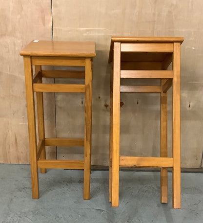 2 Matching 4 Legged Bar Stools - EL102499 /EL102500