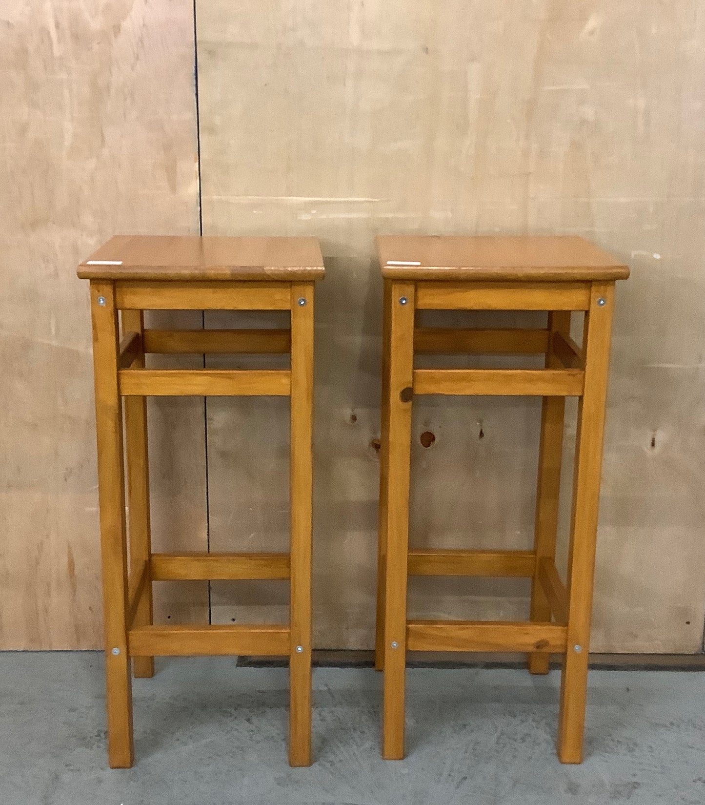 2 Matching 4 Legged Bar Stools - EL102499 /EL102500