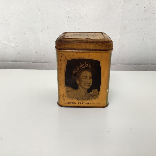 Queen Elizabeth Coronation 1953 Tea Tin - 020623-03