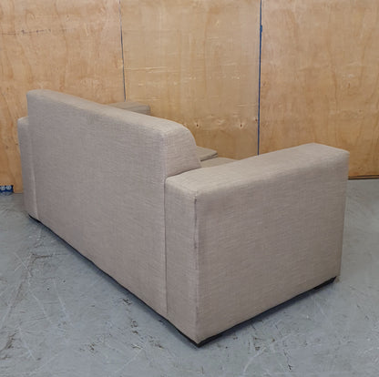 2 Seater Beige Modern Sofa - 104818