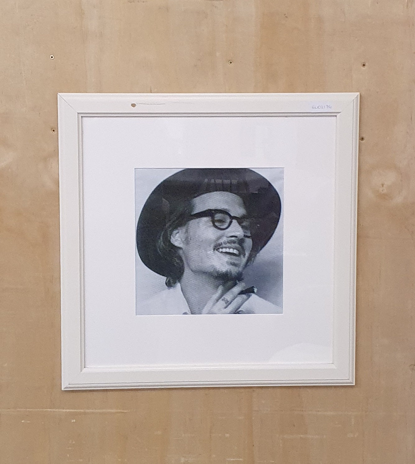 Johnny Depp Picture in White Wooden Frame - EL102176