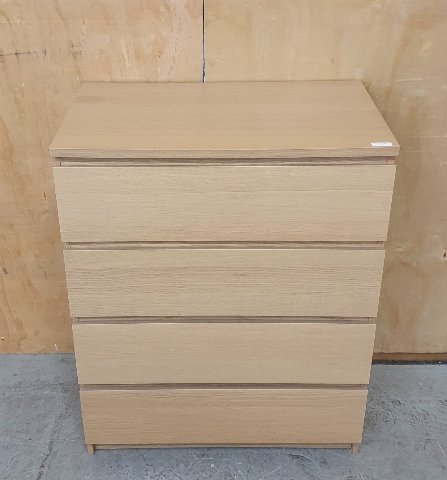 IKEA MALM Wood 4 Drawer Chest of Drawers - 104775