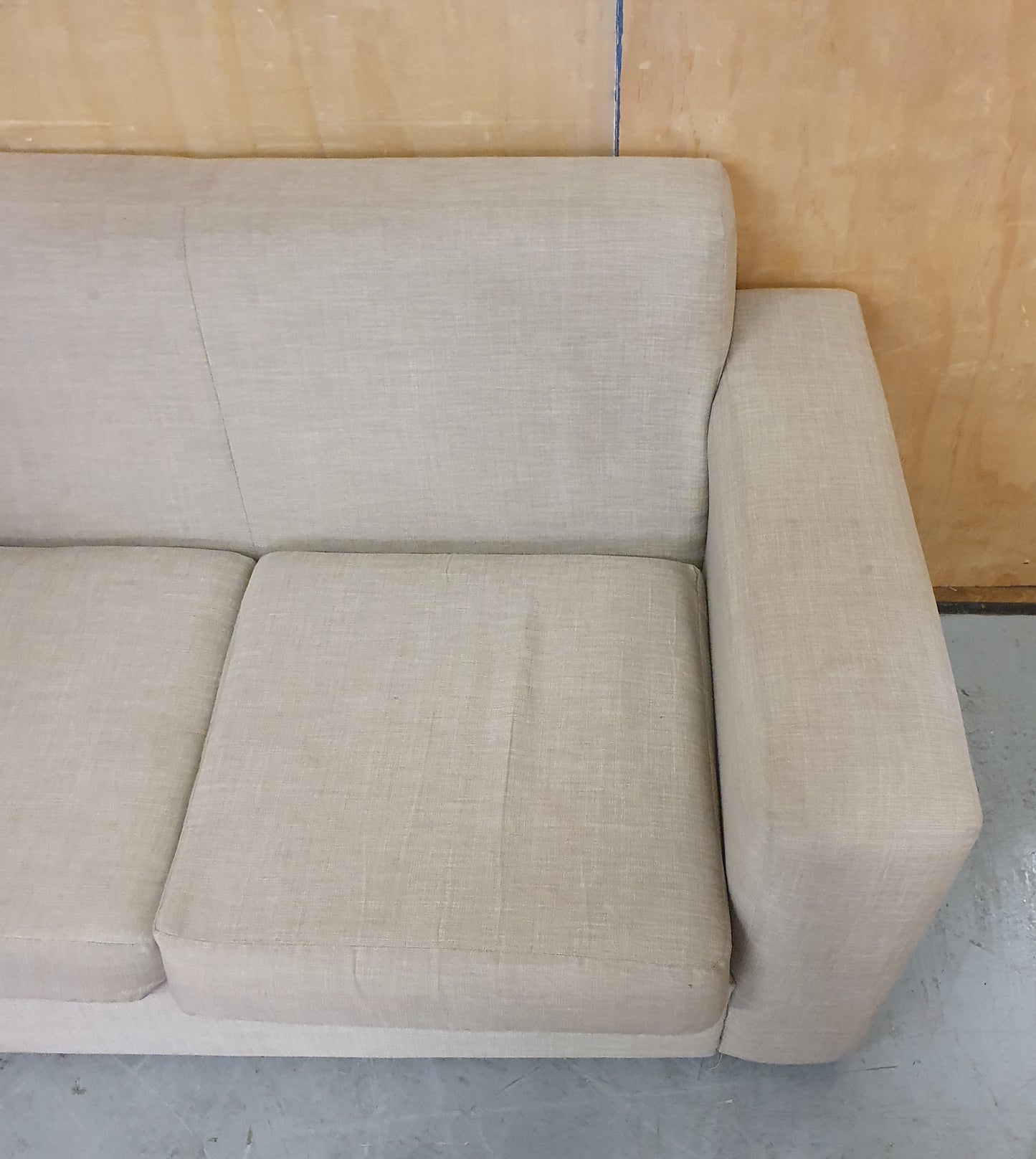 2 Seater Beige Modern Sofa - 104818