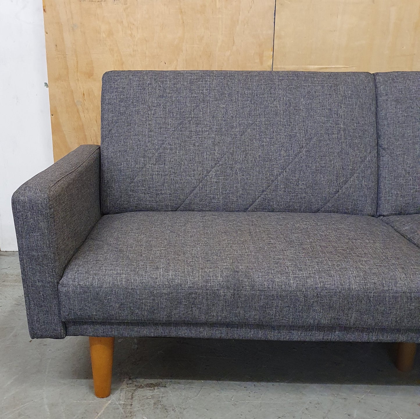 Grey 2 Seater Clik-Clak Sofa Bed - 104868