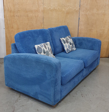 DFS Blue Soft Fabric Sofa Bed - 104805
