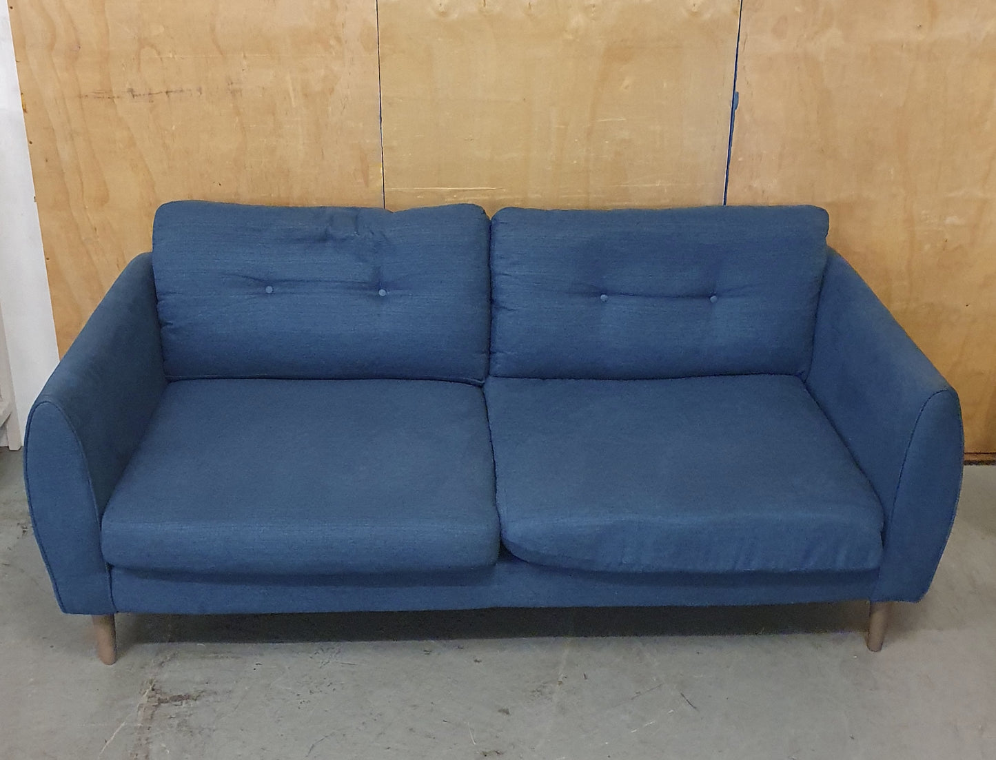 Modern Blue 2 Seater Sofa - 104764