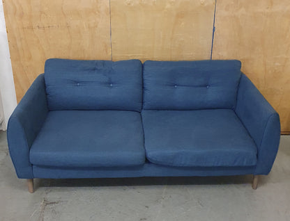 Modern Blue 2 Seater Sofa - 104764