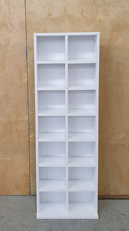 Small White Cubby Hole Shelving Unit - 102955