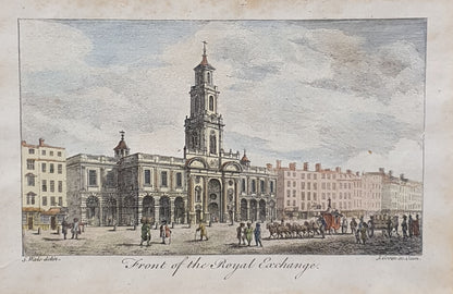 Front of the Royal Exchange Vintage Art Print - 103740
