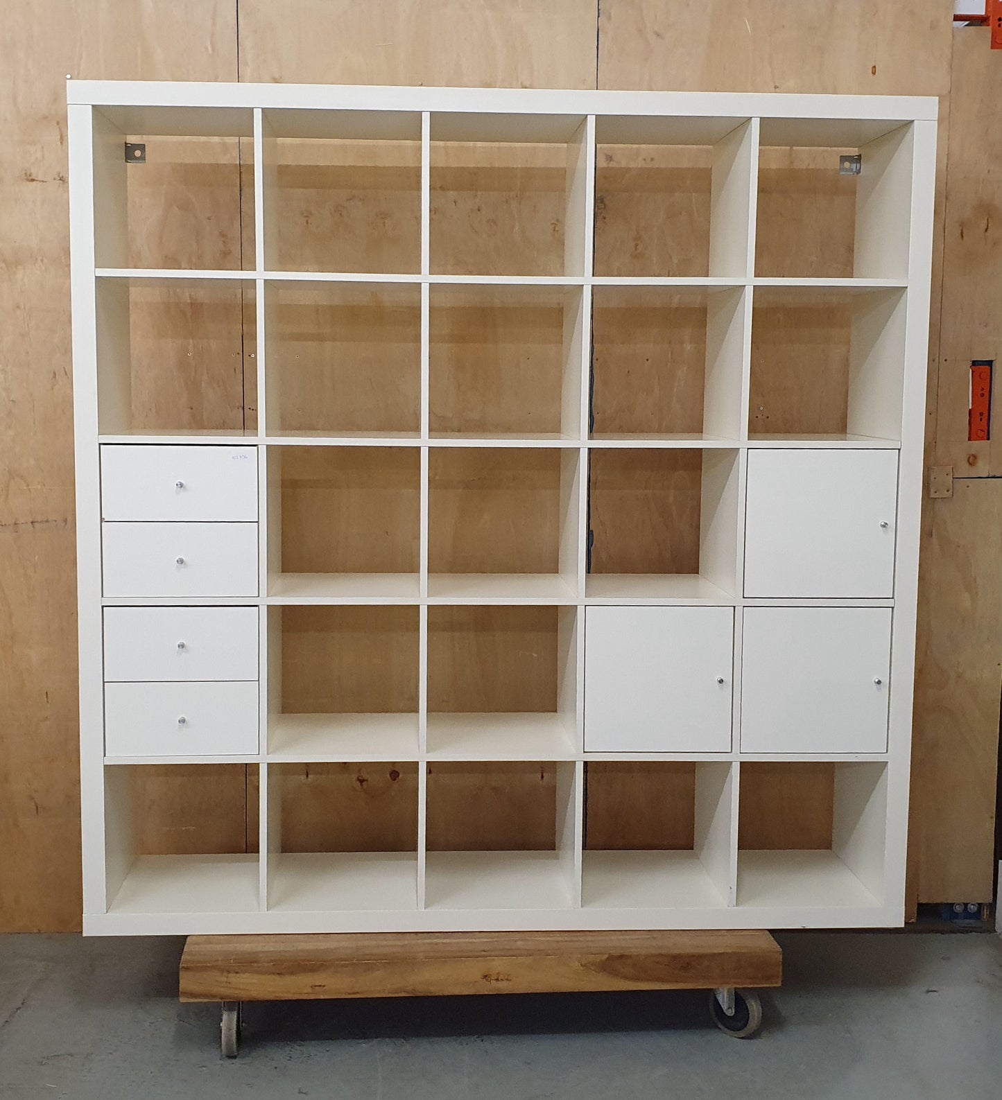 IKEA White Extra Large Kallax Unit with Doors in Areas - 102756