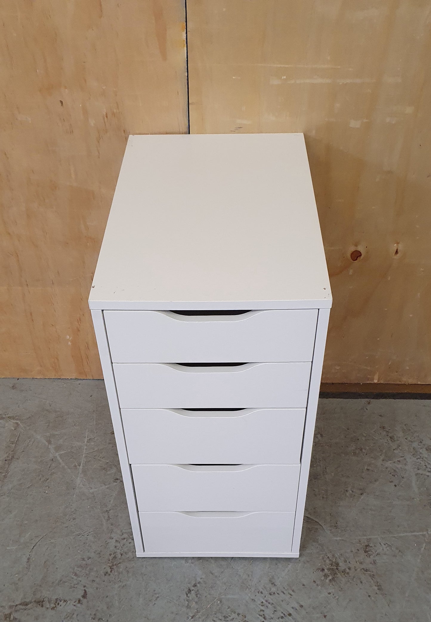IKEA ALEX White Wood Drawers - 104116