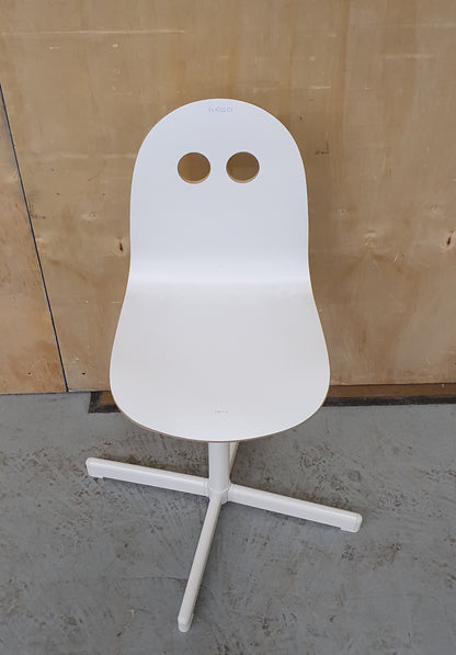 Children's White Wooden Chair - EL102201