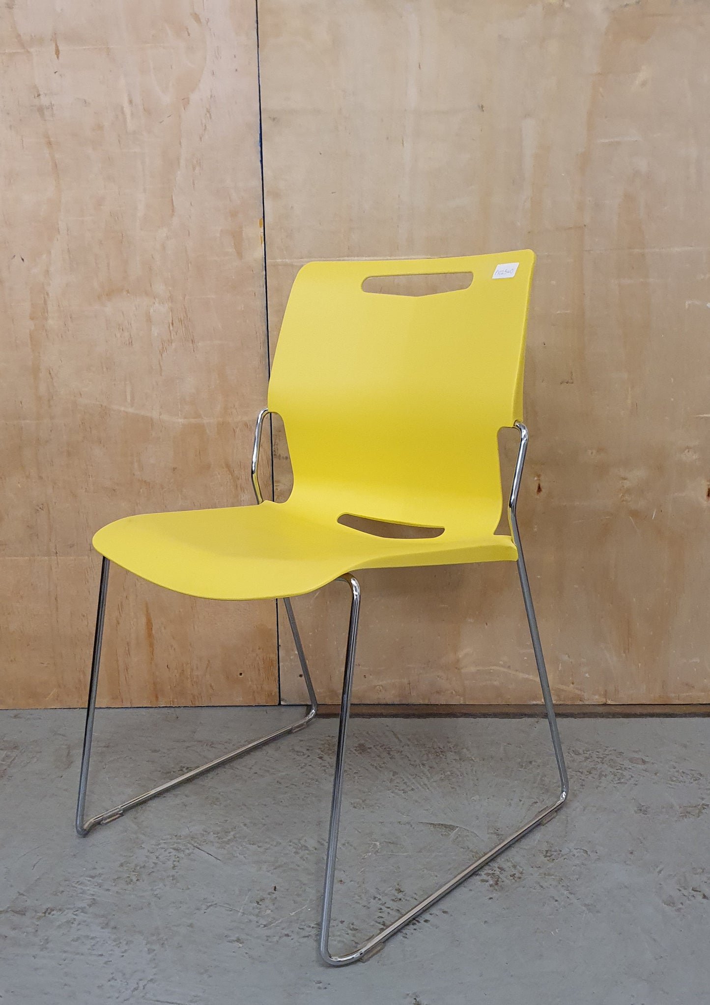 PINEAPPLE TOUCH CHAIR Mustard Yellow Recyclable Polypropylene Seats - P102540