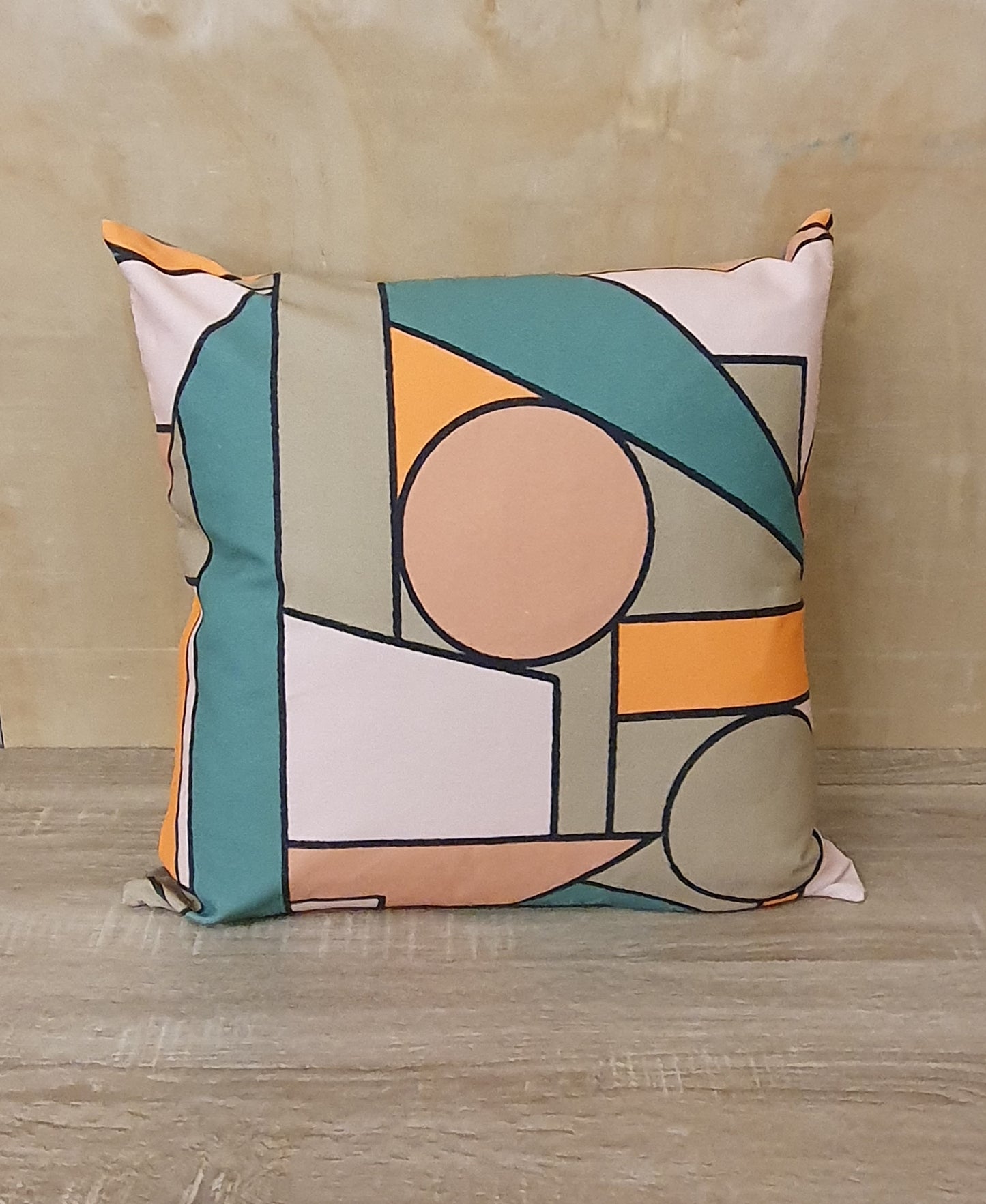 EmeldaMade "The Geometric Series - Orange" Cushion -11024-02