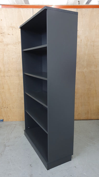 Tall Heavy Slate Grey  Large Bookcase - 103090