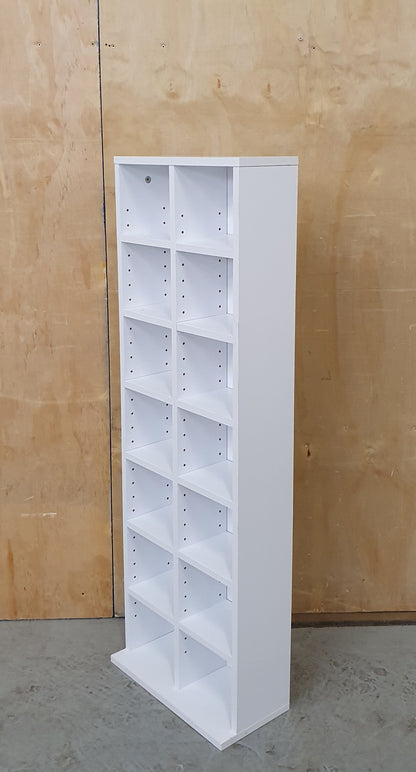 Small White Cubby Hole Shelving Unit - 102955