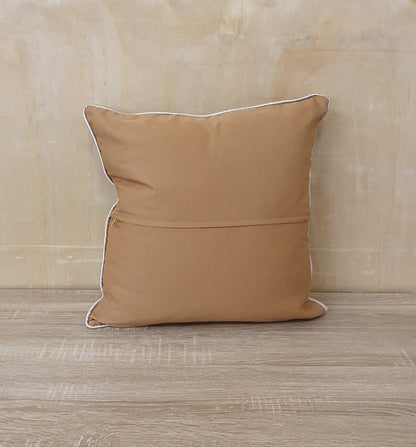 MAYRIDGES Silk Cushion Cover with Printed Design Zip - M140824-09