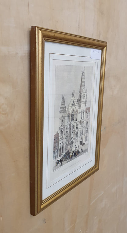 The Congregational Meorial Hall, Farringdon Street Vintage Art Print - 103773