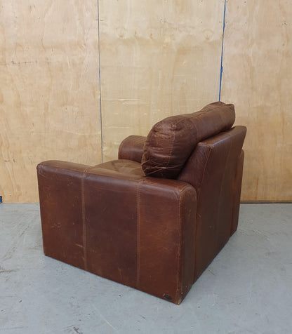 Brown Leather Armchair - 103934