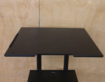 BONTEC Black Alloy Steel Adjustable Mobile Laptop Desk - 104431