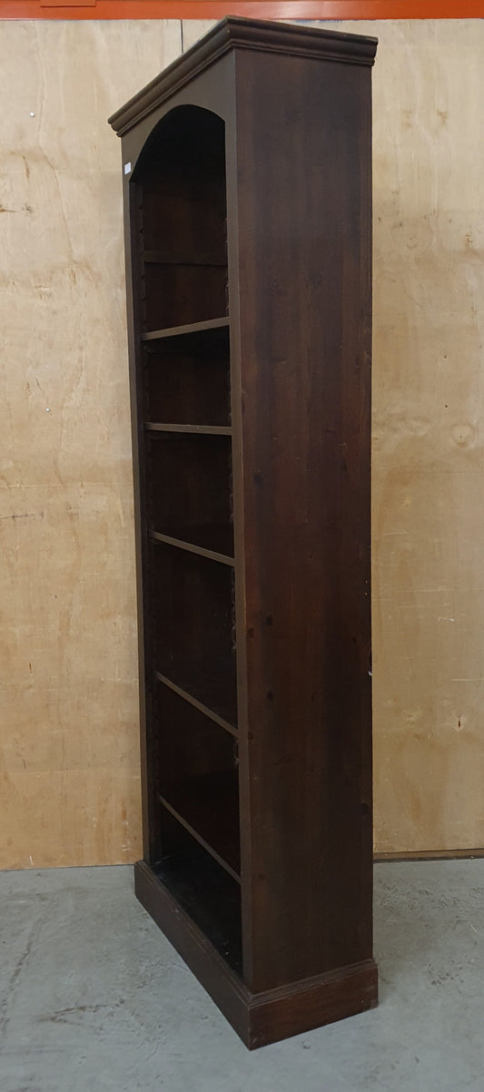 Large Mahogany Bookcase with Removable Shelves - 104768