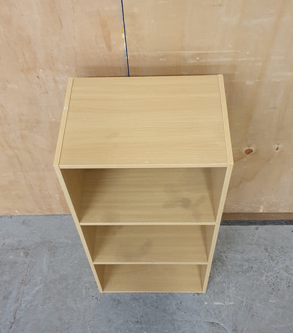 Small Wood 2 Shelf Bookcase - 130825-05