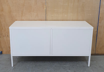 IKEA PS White Metal Lockable Cabinet - 104317