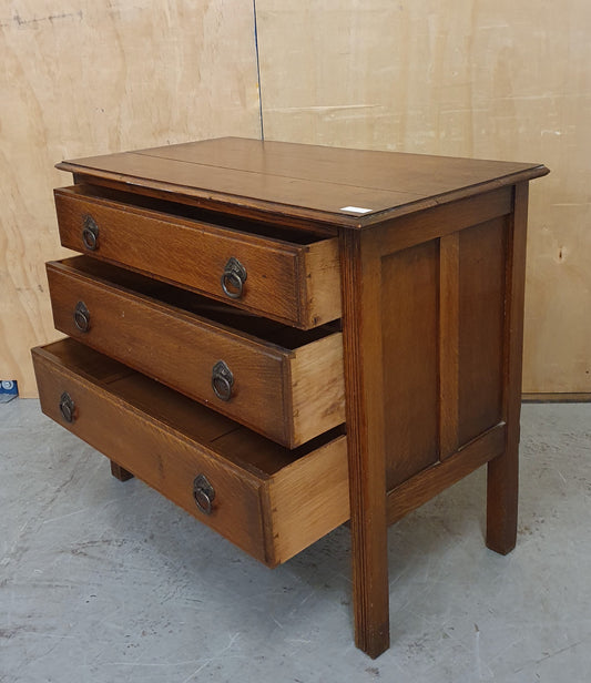 Vintage 3 Drawer Chest of Drawers - 104816